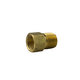 Brass SAE 45-Degree Inverted Flare Connector - 3/16 Inch Tube x 1/8 Inch Male Pipe Thread (MTP)