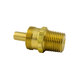 Brass DOT Air Brake - Terminal Bolts Coupler - 1/2 Inch Hose Inner Diameter (HID) x 3/8 Inch Male Pipe Thread (MPT)