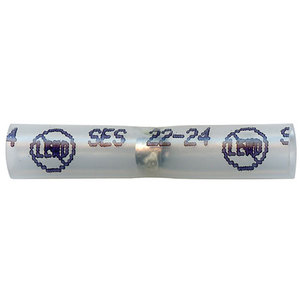 Supreme Solder/Seal Butt Connector - Clear - 24-22 AWG