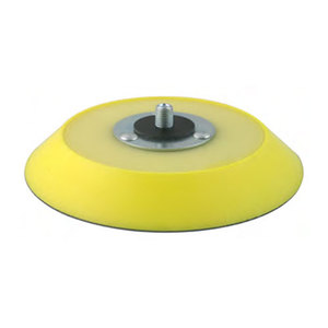 Backing Pad - Medium Riveted - Hook and Loop Fastener (HLF) - 5 Inch - No Hole - 5/16-24 Inch Male Rivet - 10,000 RPM