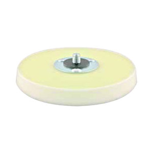 Backing Pad - Soft Riveted - Pressure Sensitive Adhesive (PSA) - 6 Inch- No Hole - 5/16-24 Inch Male Rivet - 10,000 RPM