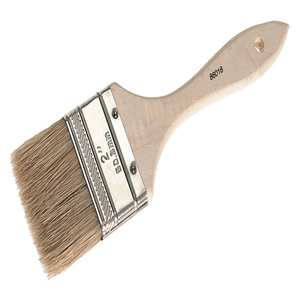 Pure Bristle Wood Handle Chip Paint Brush - 3 Inch