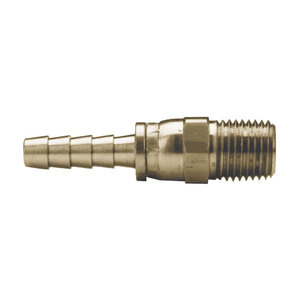 Brass Swivel Hose Barb - 1/2 Inch Hose Inner Diameter (HID) x 1/2 Inch Male Pipe Thread (MPT)