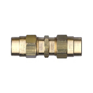 Brass DOT Air Brake - Hose Splicer - 1/2 Inch Hose Inner Diameter (HID)