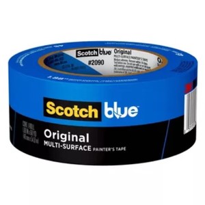 ScotchBlue# ORIGINAL Painter's Tape, 2090-18E, .70 in x 60 yd (18 mm x 54.8 m), 1 Roll/Pack