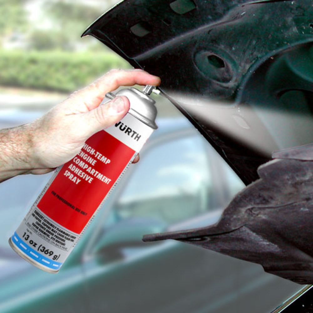 High Temp Engine Compartment Adhesive Spray 13 oz, Rubber / Molding, Glues, Adhesive and Bonding, Chemical Product
