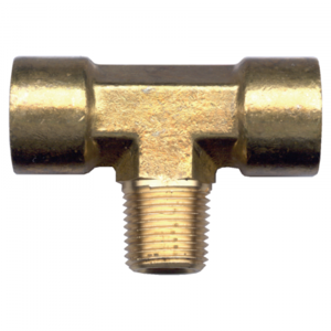 Brass Pipe - Fittings Forged Male Branch Tee - 1/8 Inch Pipe Thread (PT)