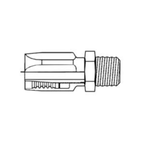 1/4 HOSE 1/4-18 NPTF M SLD