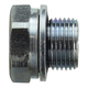 1/4-19 Hex Head Plug BSPP