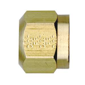 Brass DOT Air Brake - Fittings For SAE J844D - Nylon Tubing Nut - 3/8 Inch Tube