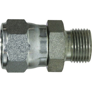 JIC TO BSPP STRAIGHT SWIV- 1/4 JIC X 1/8-28
