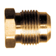 Brass SAE - 45-Degree Flare Sealing Plug - 1/2 Inch Tube
