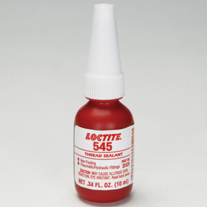 Loctite® 545 Hydraulic/Pneumatic Thread Sealant ® 10 ml Bottle
