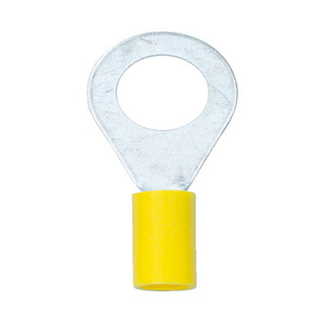 Ring Terminal 4MM Yellow Gauge 12-10