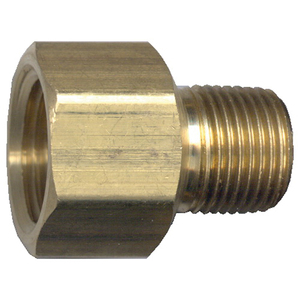 Brass SAE 45-Degree Inverted Flare Connector - 5/16 Inch Tube x 1/4 Inch Male Pipe Thread (MTP)