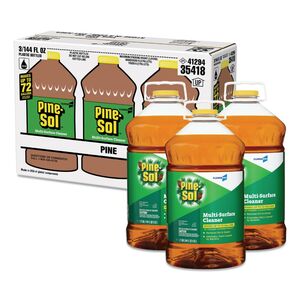 Pine-Sol All Purpose Cleaner, Pine, 144Oz/Bottle, 3/Carton