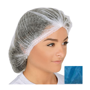 NSI ActivGARD® 21" Pleated Bouffant PolyLite® Head Covers, 100/Pack,White