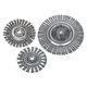 Knot Wire Wheel Brush -  Standard Twist - 5 Inch - Stainless - Wire Size .02