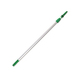 Opti-Loc Extension Pole, 13 ft, Two Sections, Green/Silver