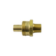 Brass DOT Air Brake - Swivel Coupler Assembly  - 1/2 In Hose Inner Diameter (HID) x 3/8 In Male Pipe Thread (MPT)