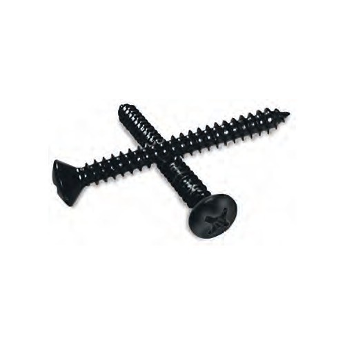 Phillips Oval Head Self-Tapping Screw Black 7X1