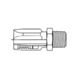 1/4 HOSE 1/4-18 NPTF M SLD