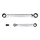 ZEBRA POWERDRIV® (12-Point) Double Box End Ratchet Wrench Set - 4-In-1 (3 Pieces)
