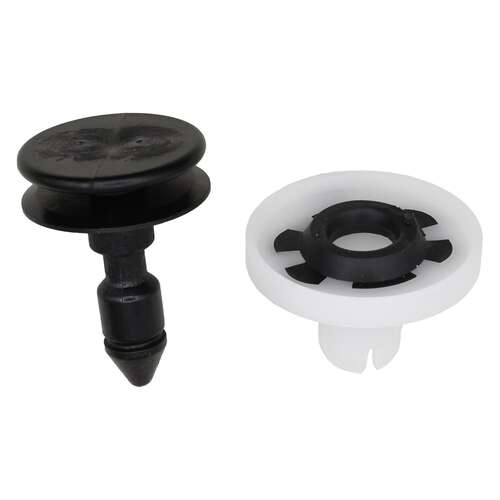 Chevy Black Nylon Pin with Nylon Grommet