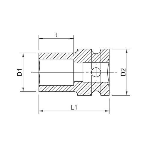 1/2 Inch Impact Socket Metric - Short - 9.5mm