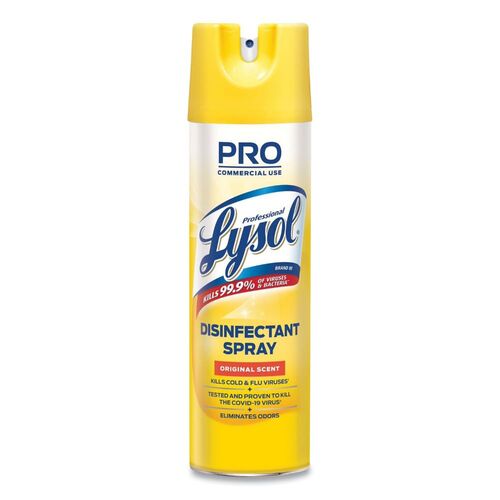 Disinfectant Spray, Original Scent, 19 oz Aerosol Spray