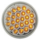 Amber Signal/Park Clear Round 24 LED 4 1/4