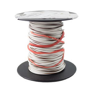 Trace Wire 22 Gauge White/Brown 100 Ft