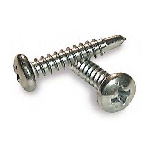 Phillips Pan Head Self-Drilling TEKS Screw Zinc 6-20 X 3/8