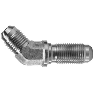 JIC BULKHEAD UNION 45 ELBOW- 1/4 JIC X 1/4 JIC