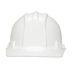 NSI Power Shell® 4-Point Ratchet Suspension Cap Hard Hat, White
