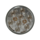 Amber Signal Clear Round Lens 10 LEDS 4 1/4