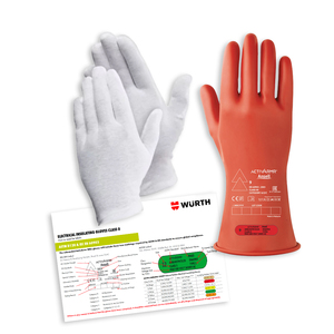 PTL EV Glove Only Pkg - Size 10 Red