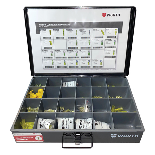 Yellow Connector Assortment-290 Pieces