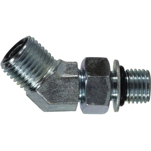 1-14X7/8-14 O Ring Face Seal to O Ring Elbow 45
