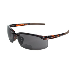 NSI XP® 55 Gray Lens Reader Safety Glasses, Diopter 1.50
