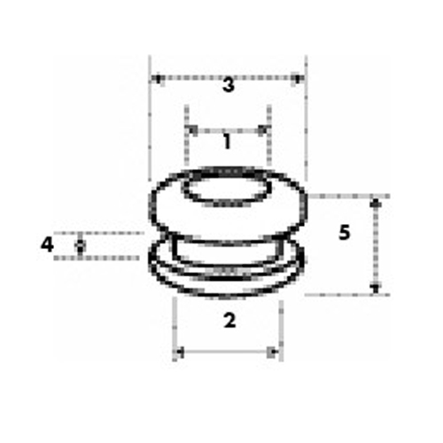 Double Flange GroMMet 16X24X30