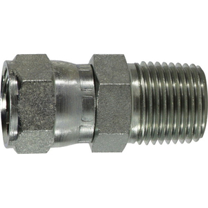 JIC SWIV X MPT ADAPTER TH1: 3/8 JIC TH2: 1/4 MPT