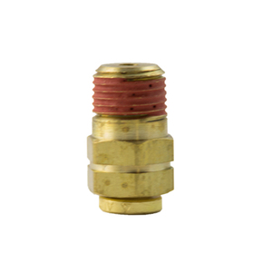 Brass Pipe - Fittings Extruded Male Branch Tee - 1/4 Inch Pipe Thread (PT)