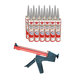 12 Bond and Seal Adhesiveflex Black with Caulking Gun