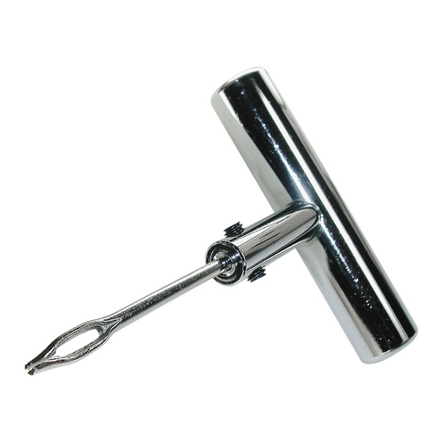 Tire plug shop insertion tool