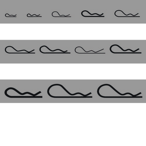 Hitch Pin Zinc 0.094X1/9/16