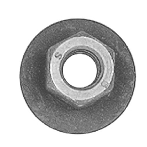 890460 M10-1.50 Hex Nut with Free Spinning Washer; 24 mm dia., 15 mm Hex  Size