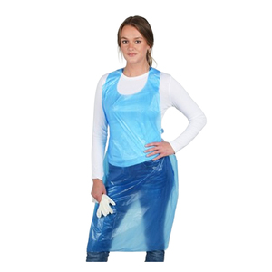 NSI ActivGARD® 28" x 46" 1 mil Polyethylene Aprons, 100/Pack, Blue