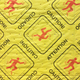 Heavy Weight - High Visibility Absorbent Pads - Yellow Caution - 16 Inch x 18 Inch (100 / Dispenser Box)
