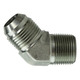 JIC MALE ELBOW 45- 1/4 JIC X 1/4 MPT